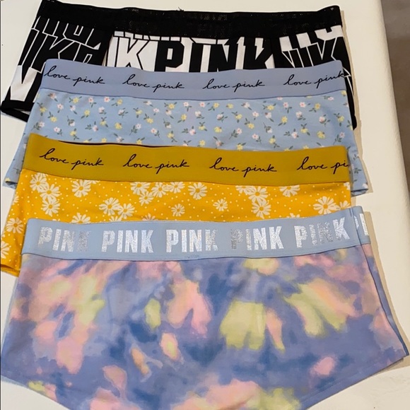 Bundle NWT VS Pink Logo BoyShorts Small - Picture 2 of 9